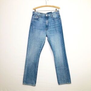 7 for all mankind, easy, slim, straight leg, high rise, jeans